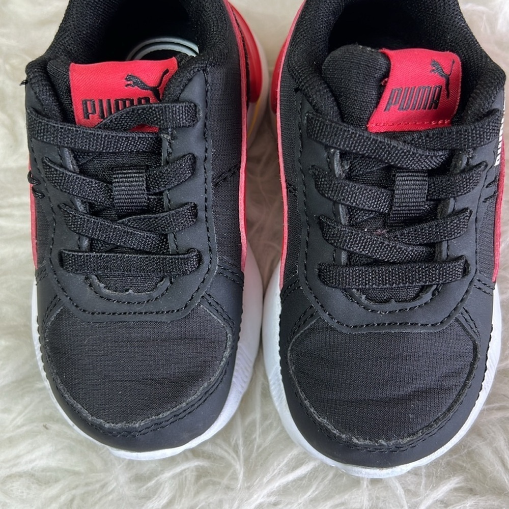Puma Infant/Toddler Boys Graviton Tech AC INF Black/Red Sneakers Size US 5C - Picture 13 of 16